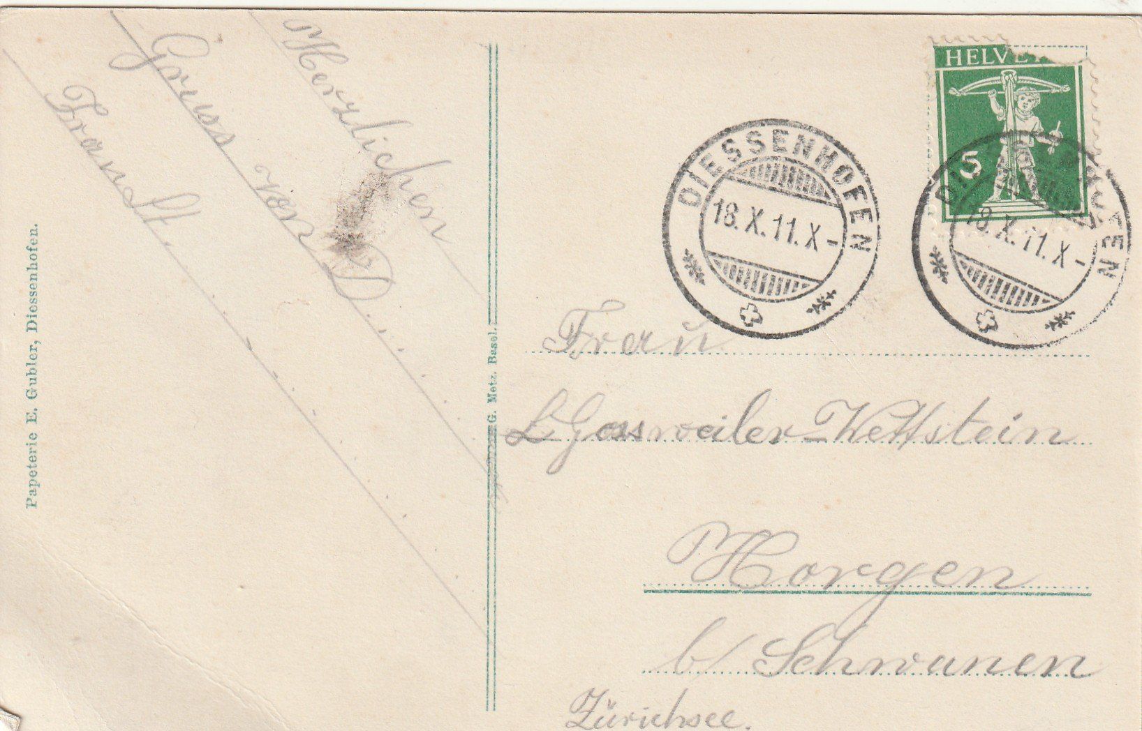 Cartes postales: Diessenhofen – D'occasion à Rorschacherberg par fratovi2 1