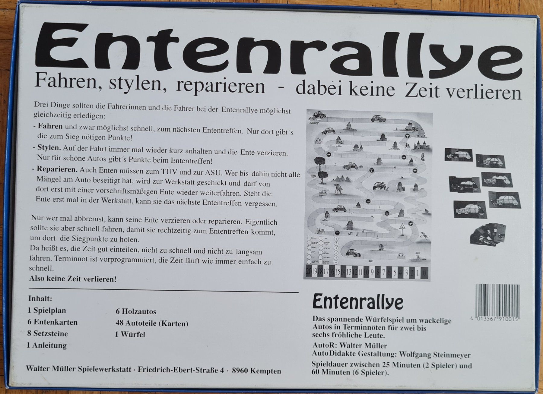 Spiele: Brettspiel "Entenrallye" – Gebraucht aus Zürich von Desmond01 1
