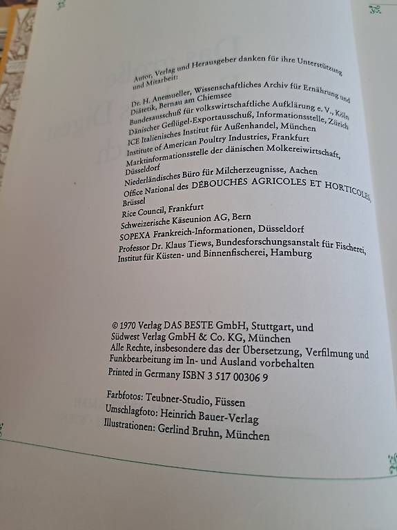 Libri: Das grosse Reader's digest Kochbuch 1970 – Usato da Uhwiesen venduto da Marthalen02 1