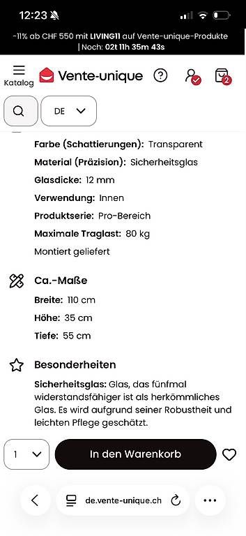 Tavoli: Couchtisch wie neu – Usato da Oberrohrdorf venduto da mrsxrdrgz 2