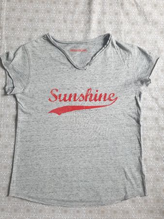Zadig & Voltaire T-Shirt, Grau, Grösse XS, neuwertig