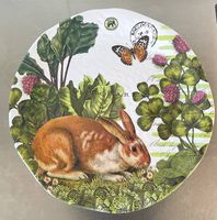 Servierplatte Hase