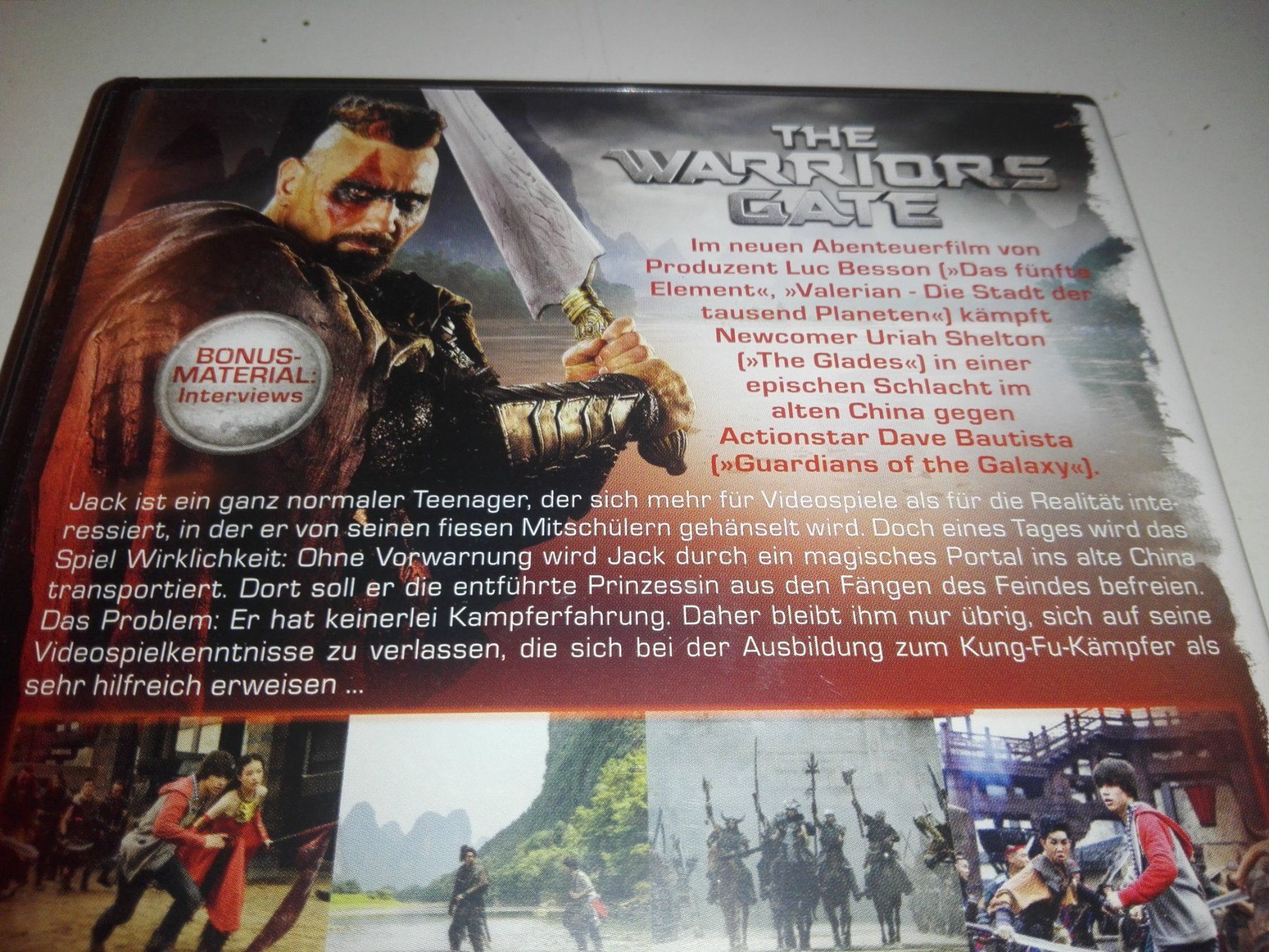 Alle DVDs: The Warriors Gate    (De & Eng)                  ©'2017 – Gebraucht aus St.Gallen von elk2022 2