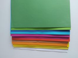 Farbige Papierbogen DIN A3