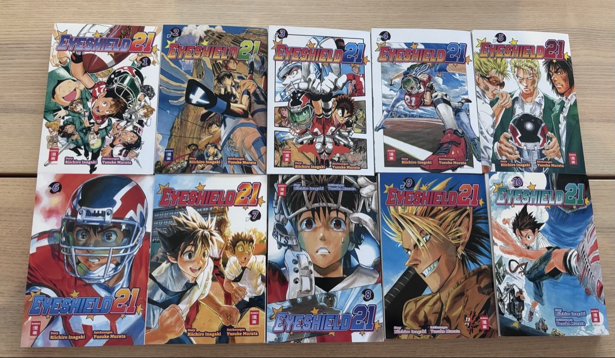 Fumetti: Eyeshield 21 Band 1-17 Manga – Usato da Schänis venduto da davisbrck 1