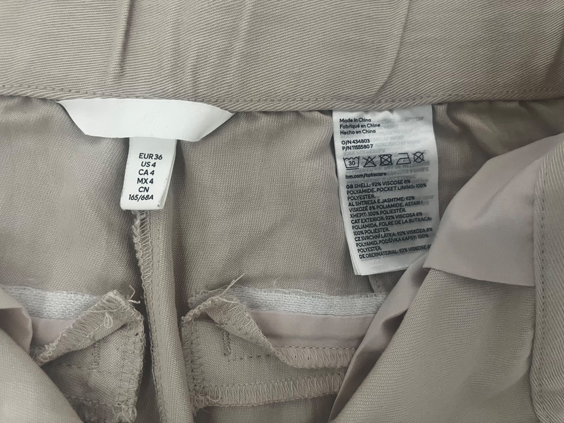 H&M Pantaloni: Sommerhose, Gr. 36, wie neu – Nuovo (secondo la descrizione) da Luzern venduto da Sono2 3