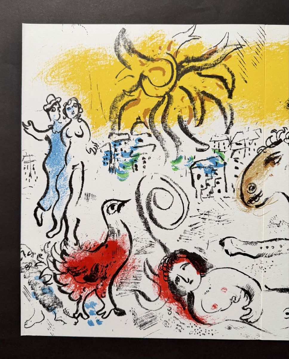 Arts picturaux & lithographies: Lithographie originale Chagall, 1973 – D'occasion à Choulex par collectart 1