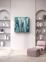 Originales abstraktes Bild 80x80cm