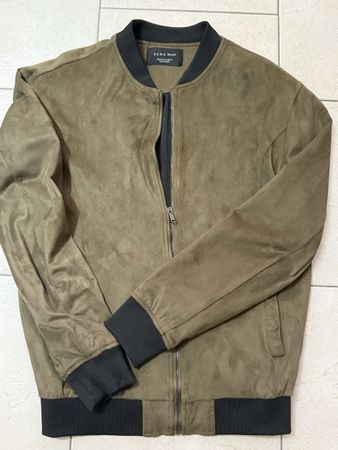 Veste Zara Man synthétique kaki taille M