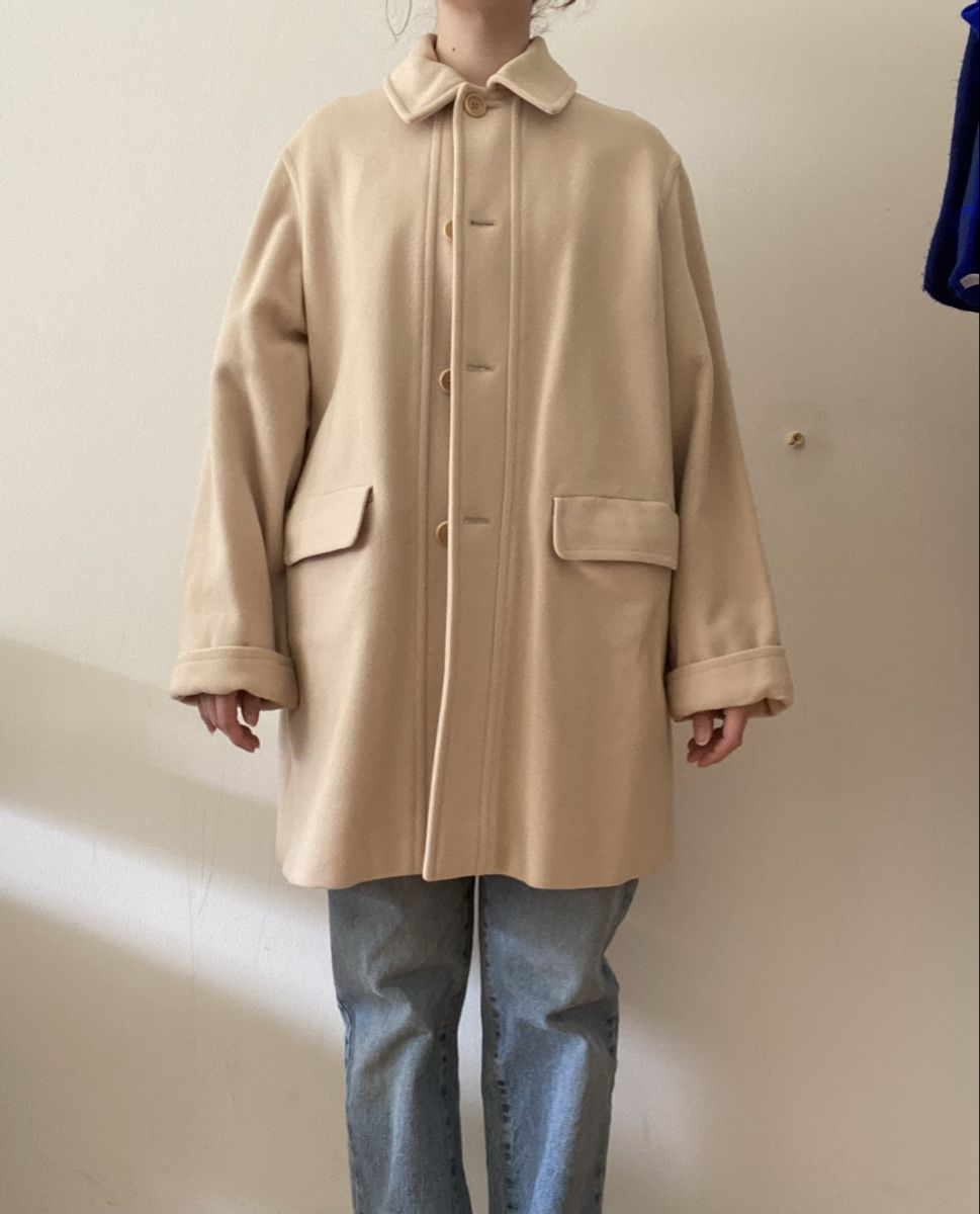 Gérard Darel Cappotti: Vintage Gérard Darel beige Coat – Usato da Genève venduto da lau_nkr9 1