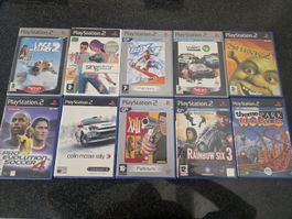 Lot de 10 jeux PS2
