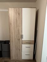 Kleiderschrank Holz Weiss