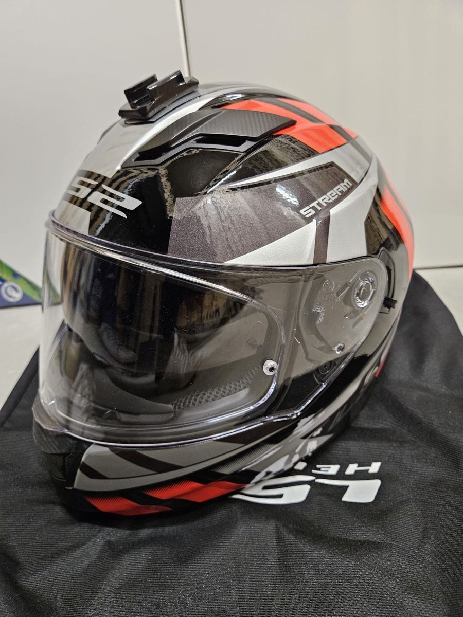 Caschi & visiere: LS2 FF320 Stream Evo Loop motorcycle helmet – Usato da Lausanne venduto da Mogcatknight 2