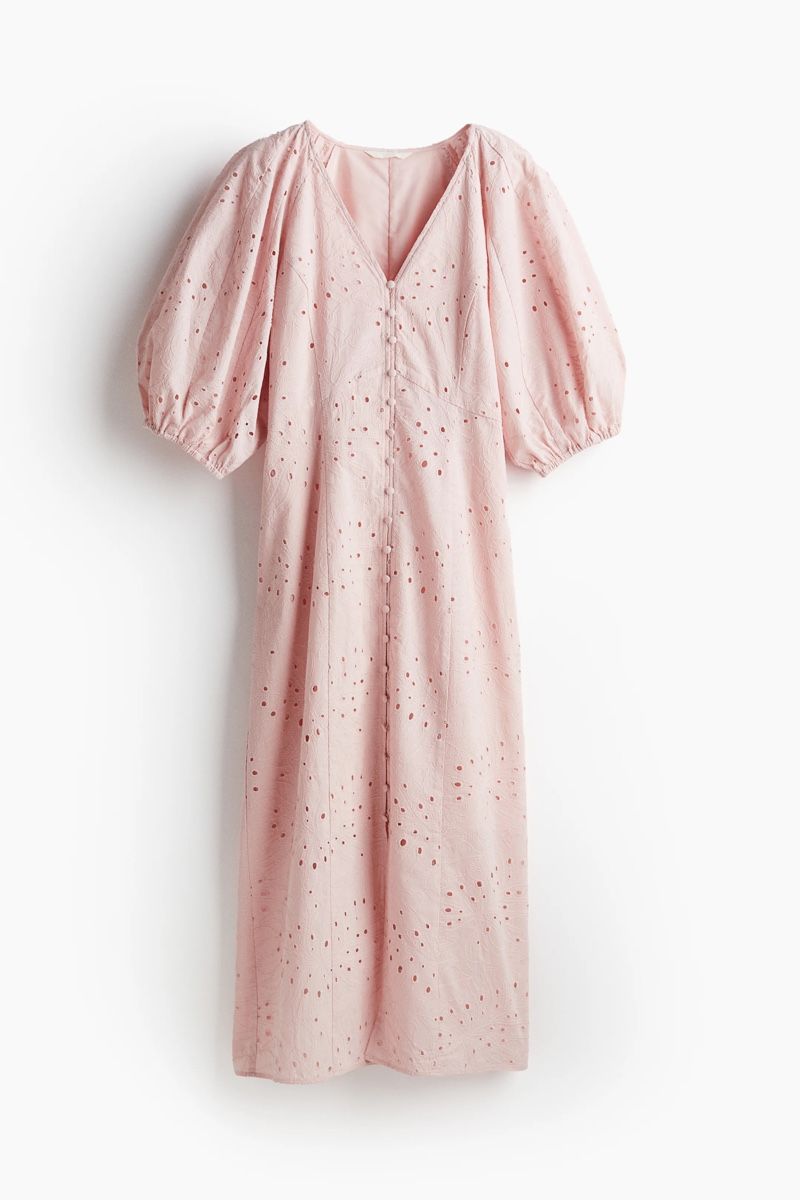 H&M Vestiti: Rosa Kleid mit Stickerei, Grösse S – Nuovo e nell'imballaggio originale da Lütisburg venduto da Patty_fer