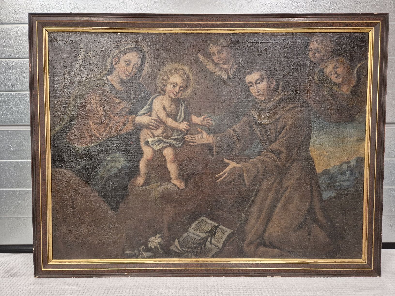 Dipinti: Historisches Ölgemälde Jesuskind – Usato da Rüthi (Rheintal) venduto da Gtech85