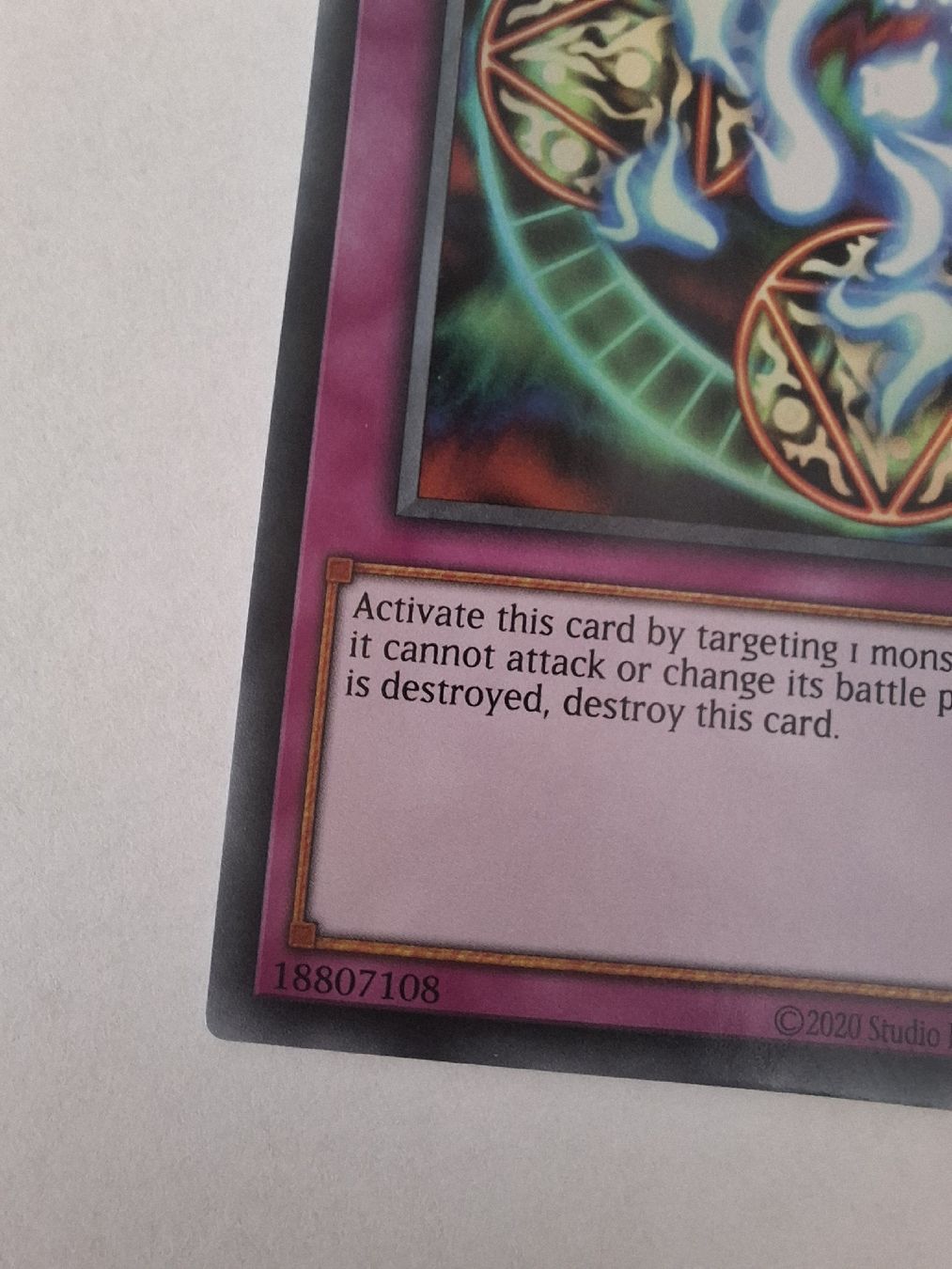 Yugioh Carte collezionabili: Yu-Gi-Oh Spellbinding Circle SRL-EN006 Trap Card – Usato da Stoos SZ venduto da AmstiM 1