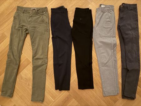 5x Slim/ Skinny Fit Men Pants