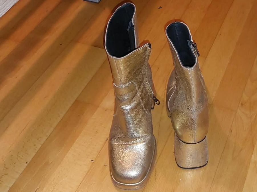 Jonak Damenschuhe: Bottines dorées Jonak, 39 – Gebraucht aus Hermance von Soline_B