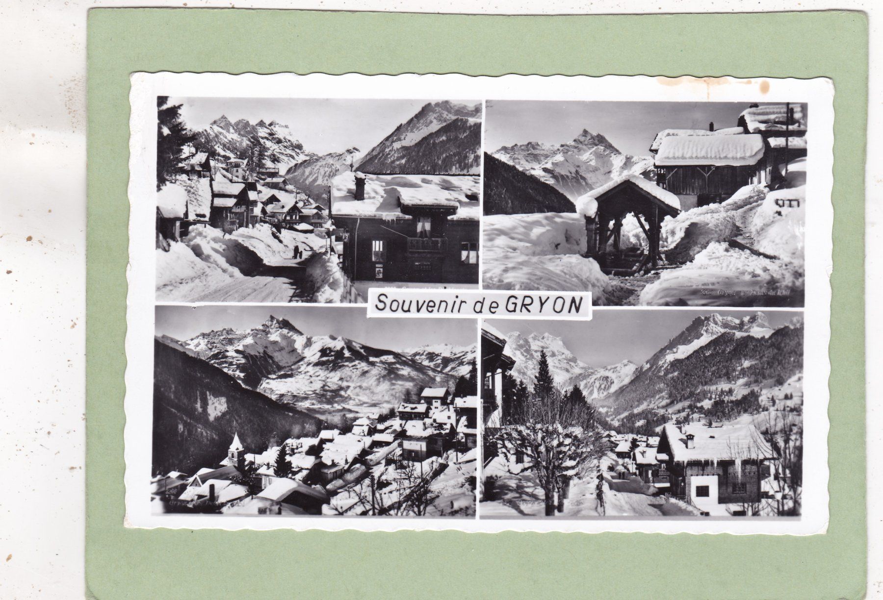 Cartoline postali: Gryon 1957 – Usato da Herisau venduto da Lisegrat2008