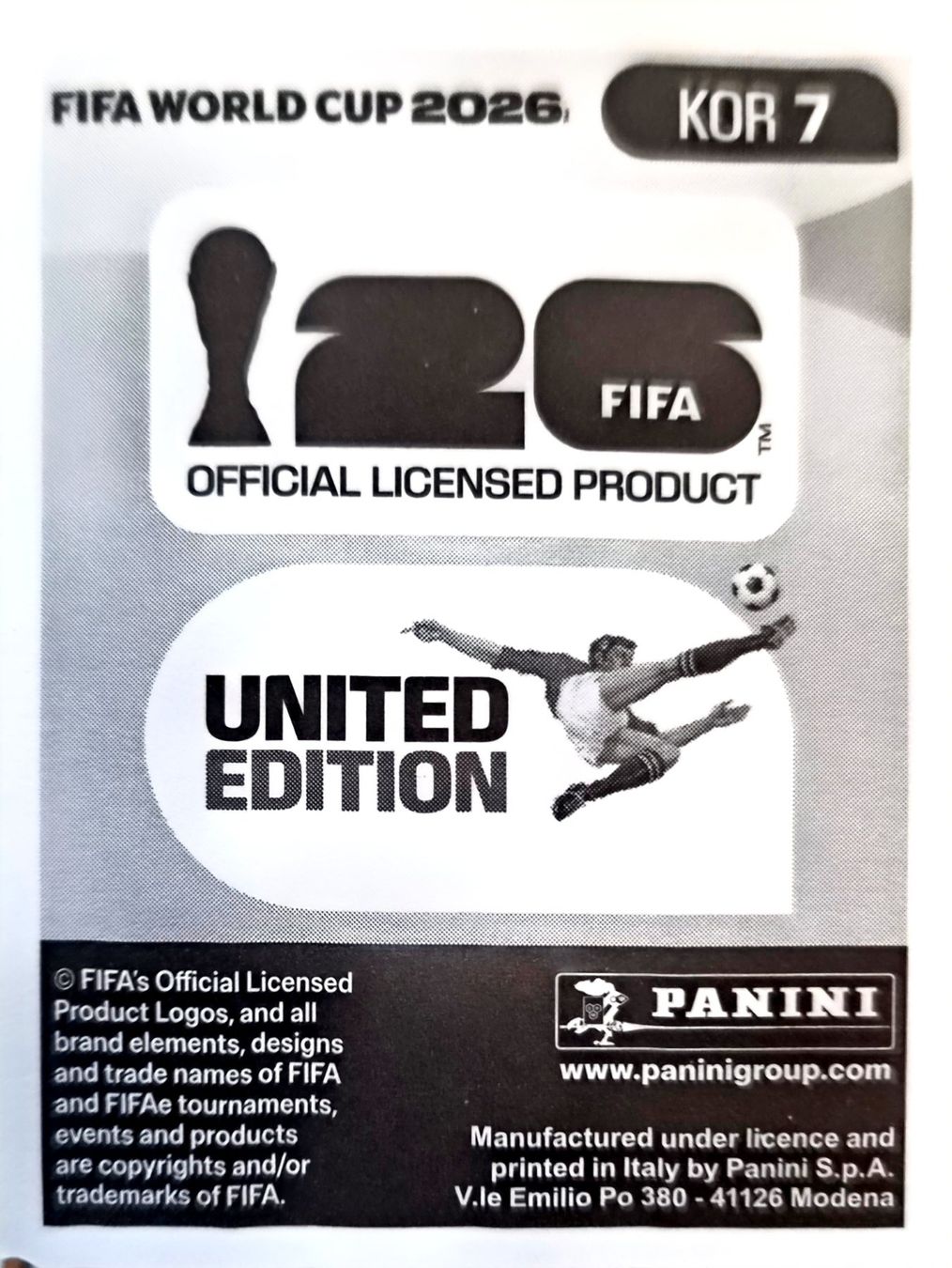 Panini Carte collezionabili: Carte FIFA World Cup 2026 KOR 9 – Usato da Clarens venduto da rim_g98y 1