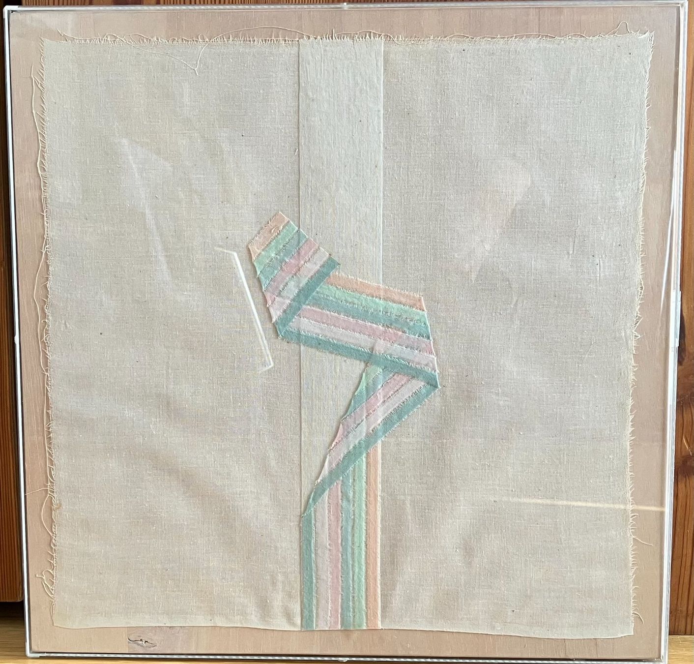 Dipinti: Marischa Burckhardt - Textil-Collage, farbig – Usato da Basel venduto da ekaeufer