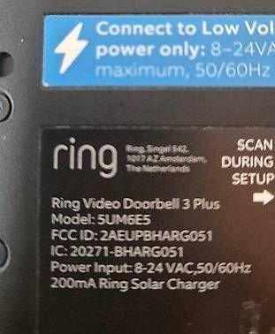 Sistemi d'allarme: Ring Doorbell 3 Plus incl. 2 Akkus – Usato da Glis venduto da Lackyluke 2