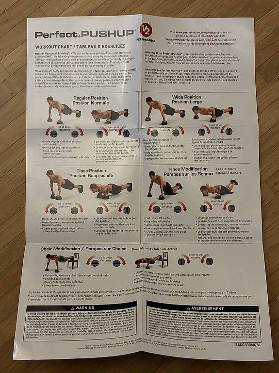 Hometrainer: Paire de poignées rotatives pompes - Perfect Pushup V2 – Usato da Lausanne venduto da kiom28 3