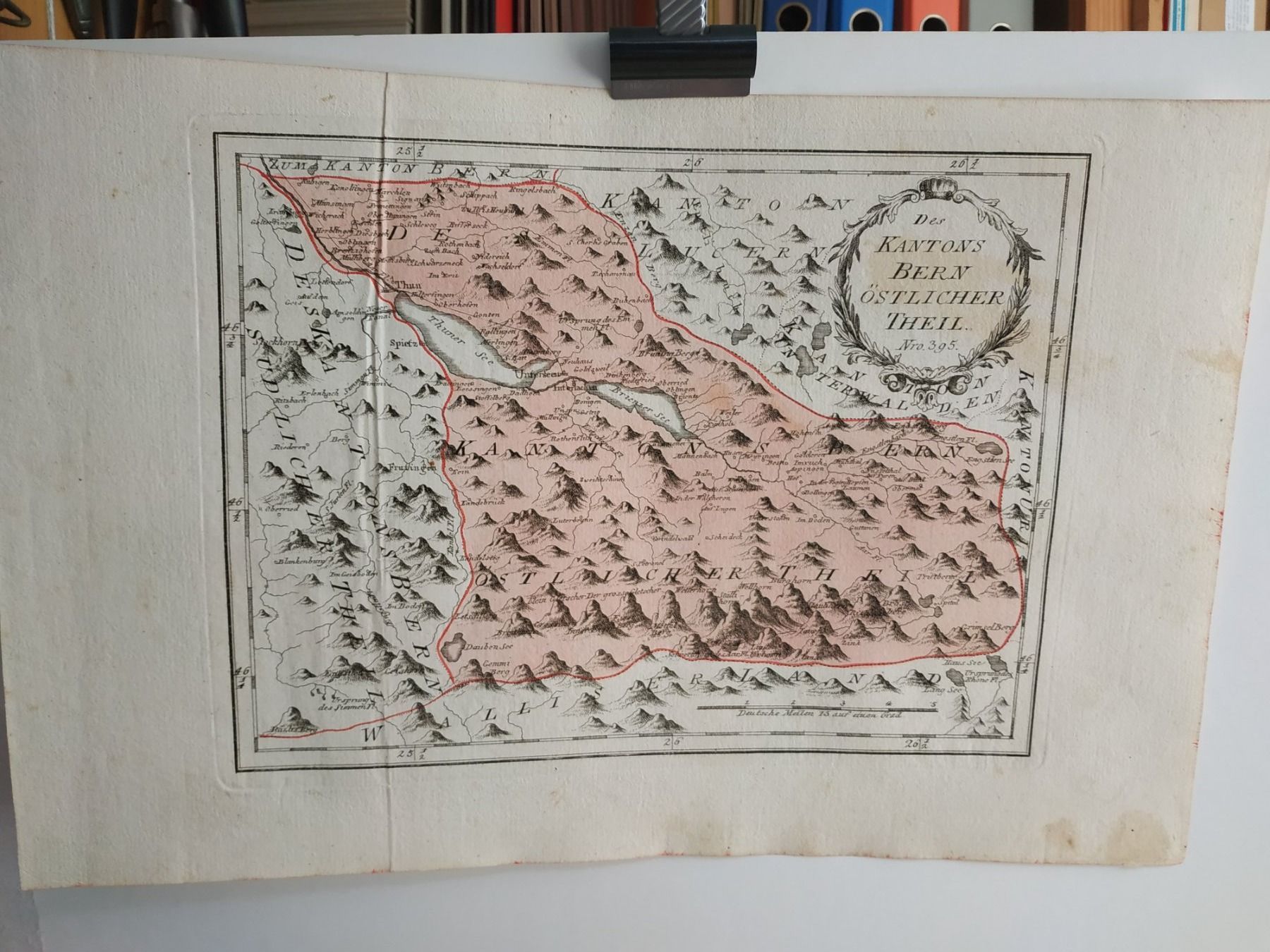 Landkarten & Atlanten: Bern - "BERN" -  Reilly - 1790 – Gebraucht aus Sorengo von 74in 2