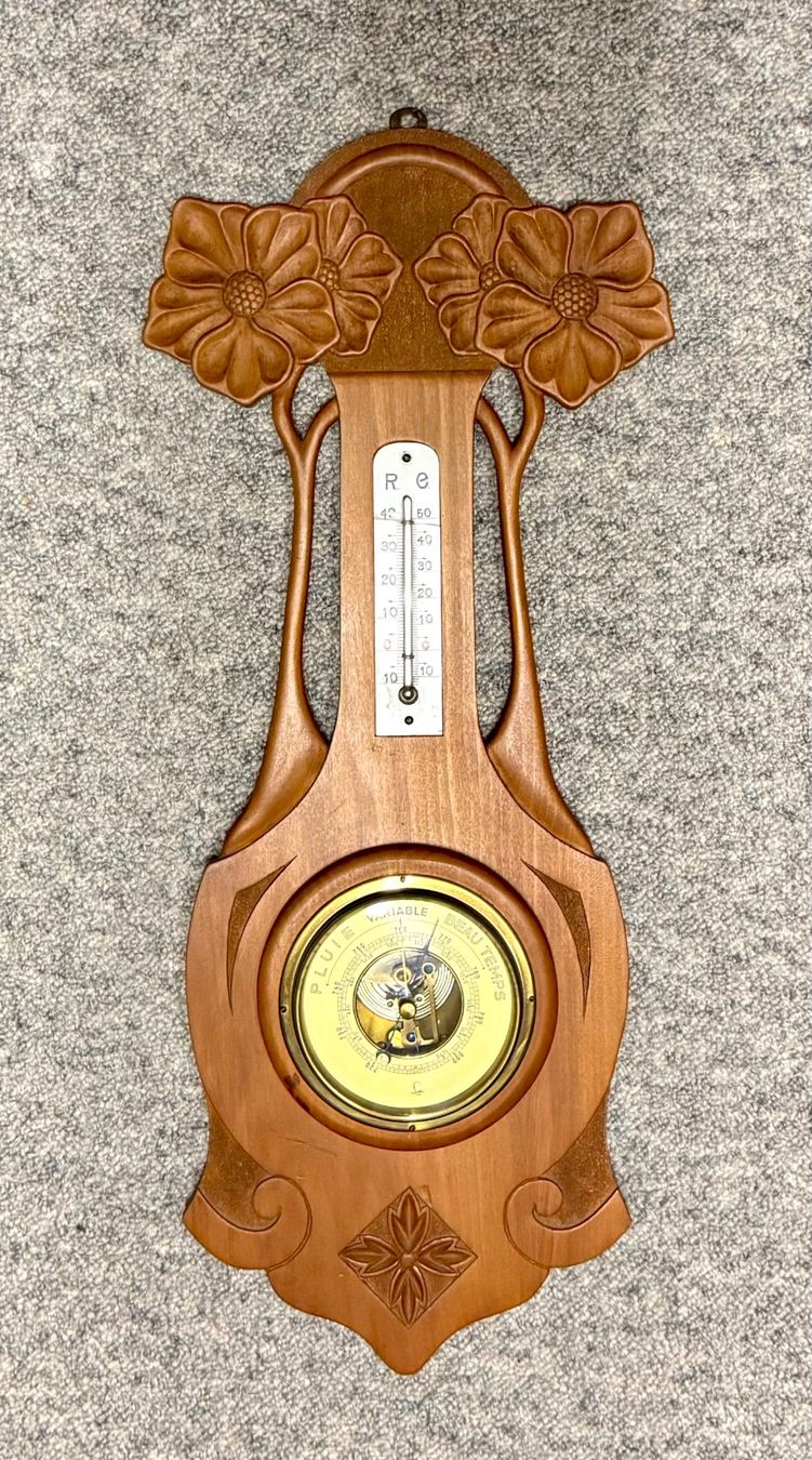 Altro per la casa: Jugendstil: Thermometer Baromètre français, Lufft – Usato da Bern venduto da Rares