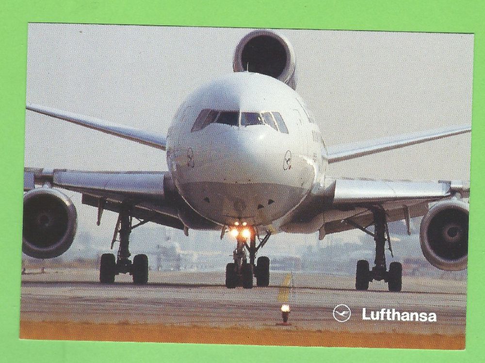 Cartoline postali: Lufthansa McDonnell Douglas DC10-30 – Usato da Zürich venduto da t24_de