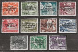 1950 : Serie Genfer Ämter B.I.T Nr. 84 - 94 : KP 210.--