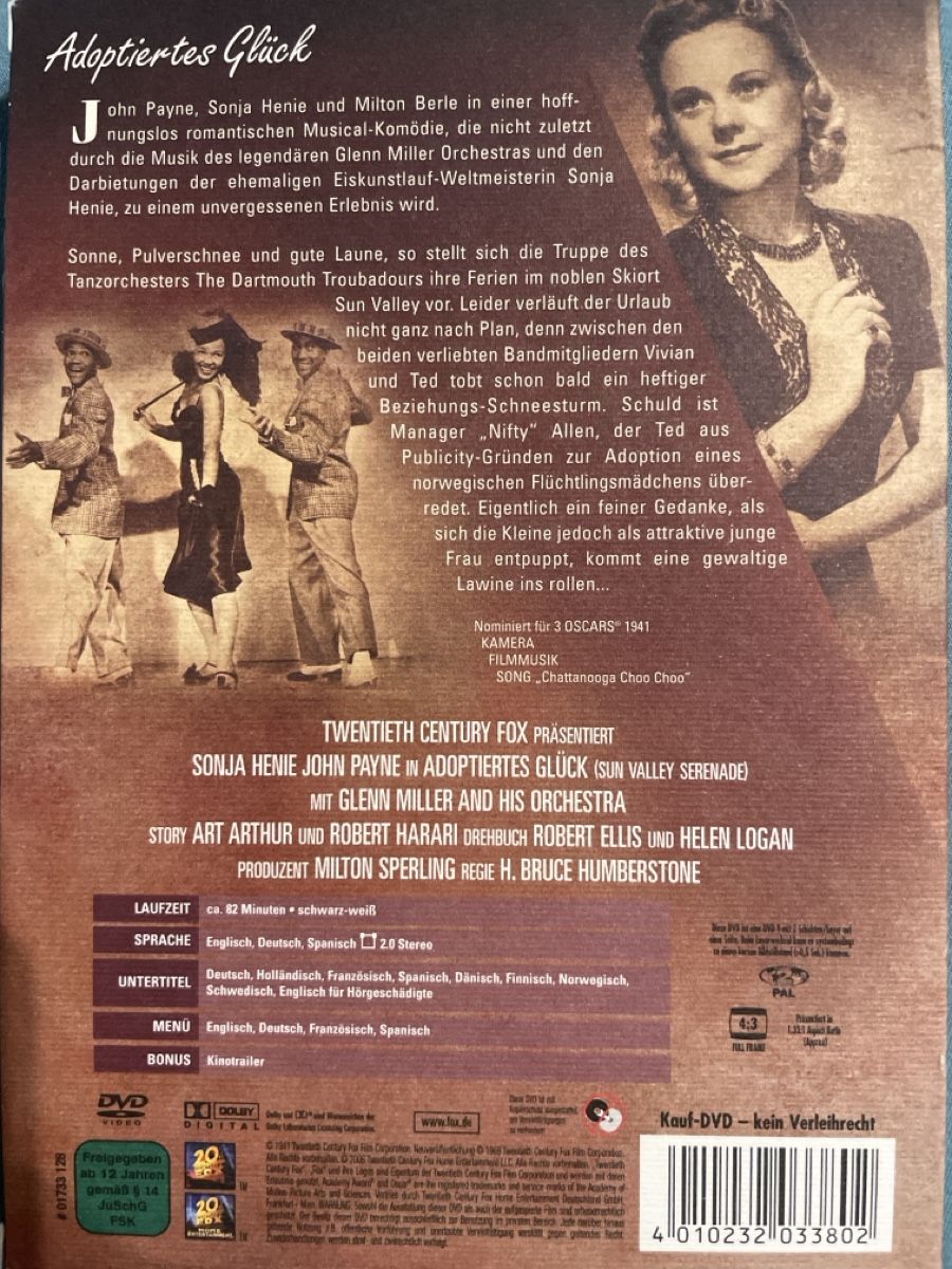 Tutti i DVDs: Adoptiertes Glück  (1941) – Usato da Waldenburg venduto da Mimily33 1