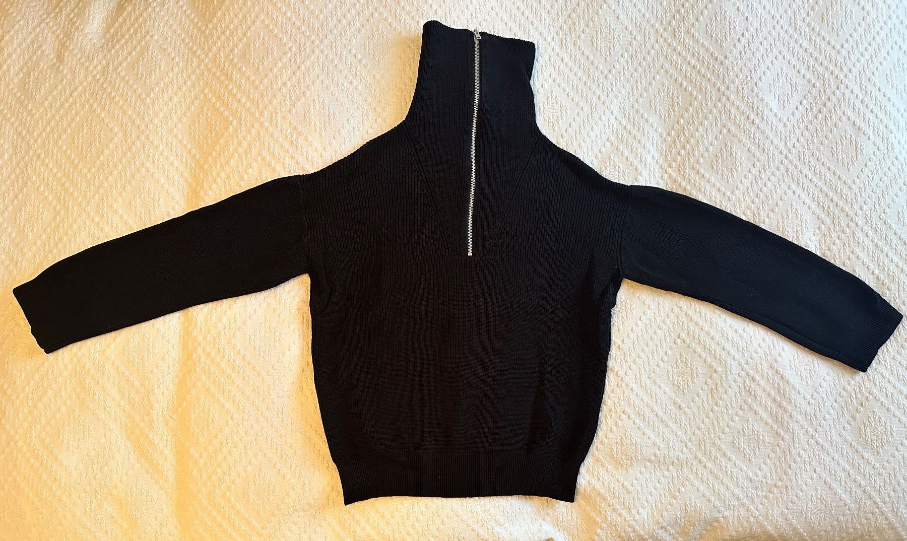 Collectif Mon Amour Maglioni & Felpe: Pullover Damen dunkelblau mit Reissverschluss – Usato da Bülach venduto da Jubet 1