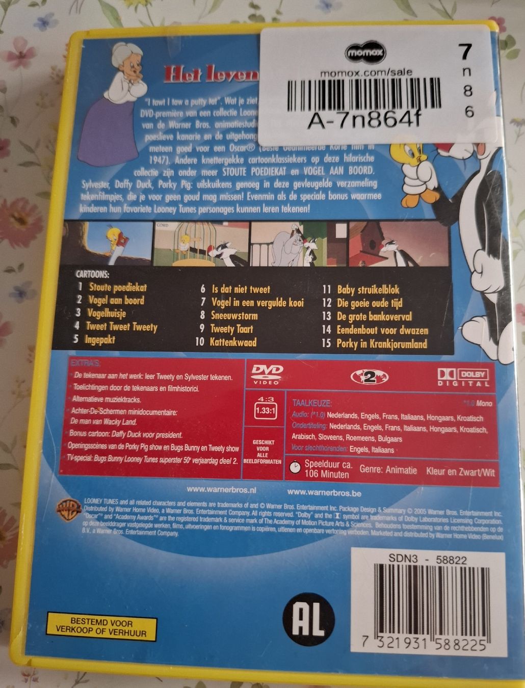 Tutti i DVDs: De Tweety en Sylvester Collecle – Usato da Basel venduto da mgn_ft72 1