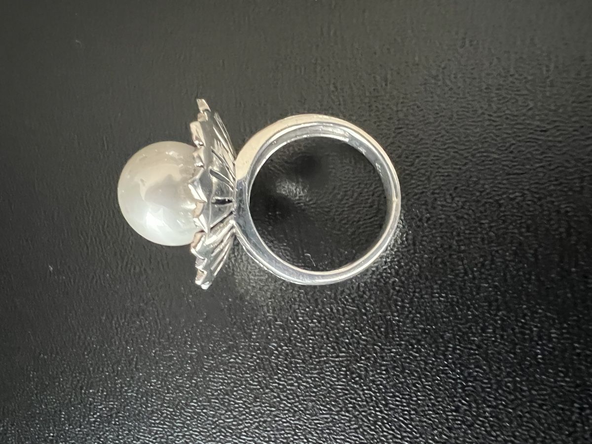 Ringe: Silber Ring mit Perle und Markasiten Gr. 52 – Neu und originalverpackt aus Münsingen von Krone75 5