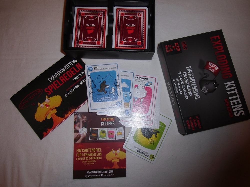 Kartenspiel 'Exploding Kittens' ab 18 Jahren (Gebraucht) in Düdingen ...