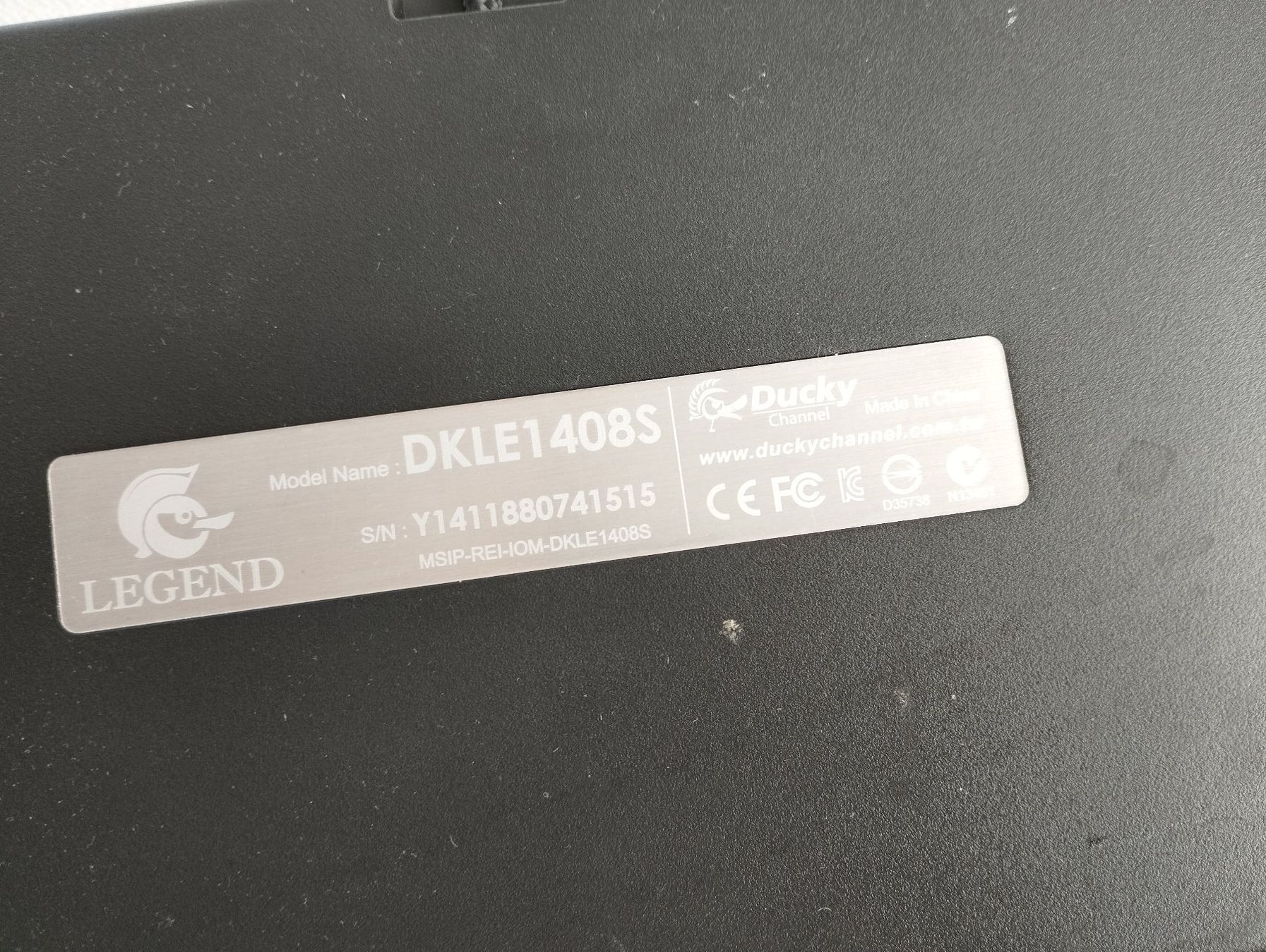 Ducky Tastiere: Ducky Legend Cherry MX Brown – Usato da Oberwil BL venduto da suaku 1