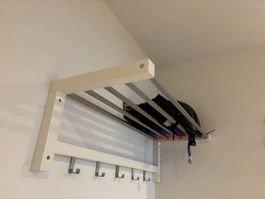 Garderobe und schuhablage