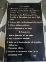 Blechschild Eisenbahn Lokomotive