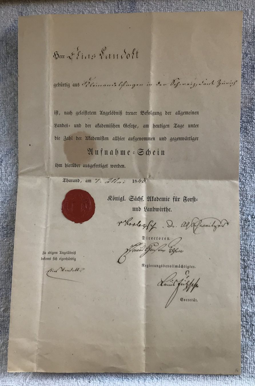 Documenti: ANTIKER BRIEF 1845 – Usato da Ostermundigen venduto da wini63