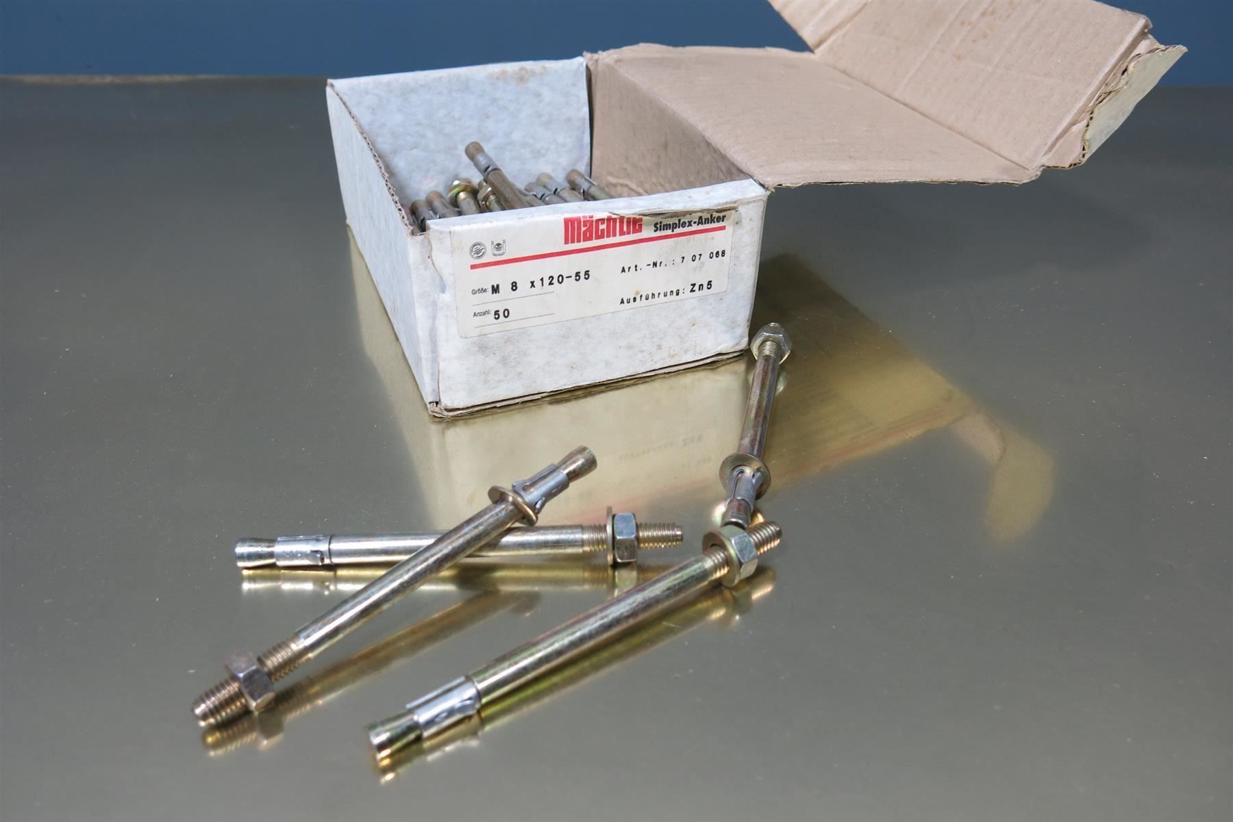 Alle Werkzeuge: 18 Stk. Bolzenanker M 8x150-55 Mächtle S – Neu (gemäss Beschreibung) aus Laufenburg von Sirluger