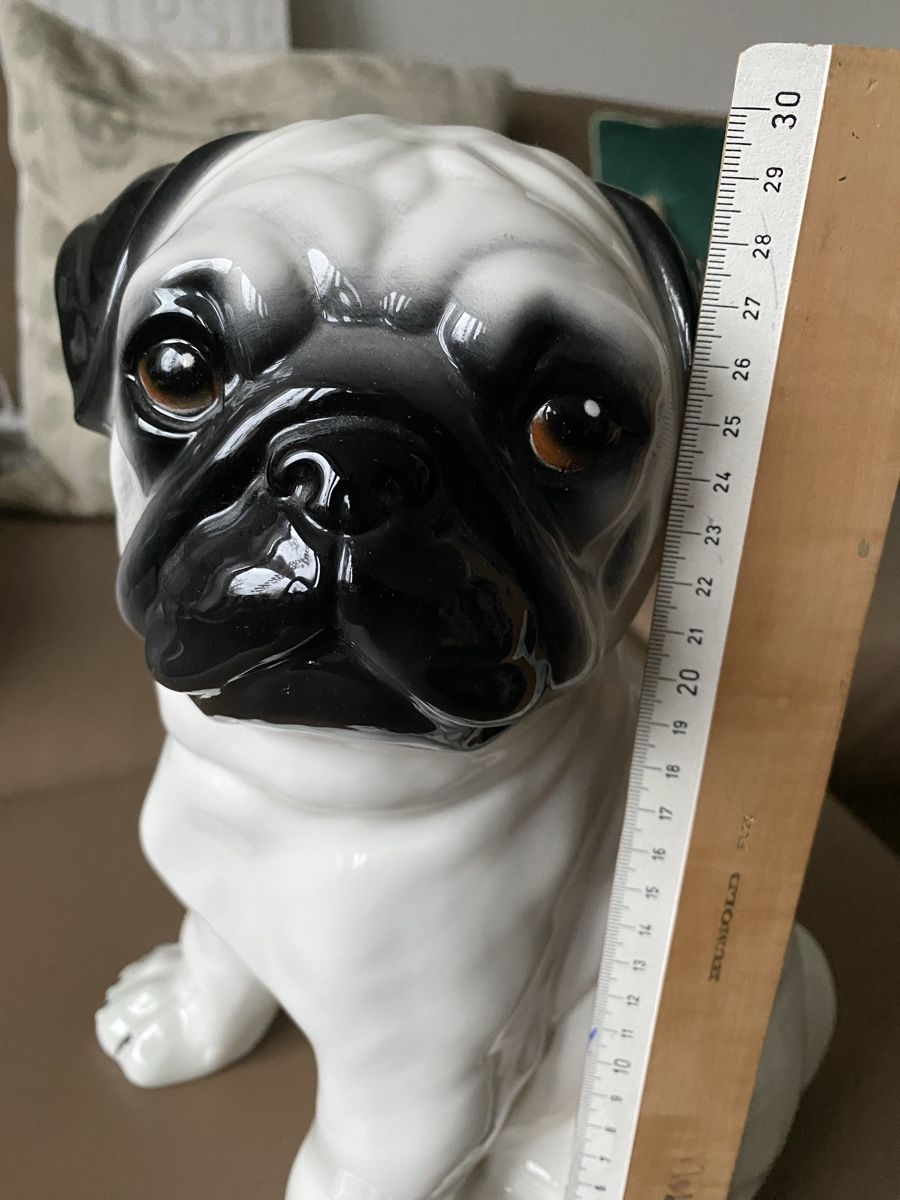 Statuette: Süsser Mops Keramik Figur, Handarbeit, Italien – Usato da Thalwil venduto da Alice015 5