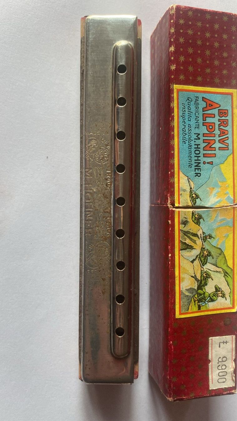Hohner Strumenti musicali: Armonica "Bravi Alpini" M. Hohner vintage – Usato da Grono venduto da sab_f6hs 2