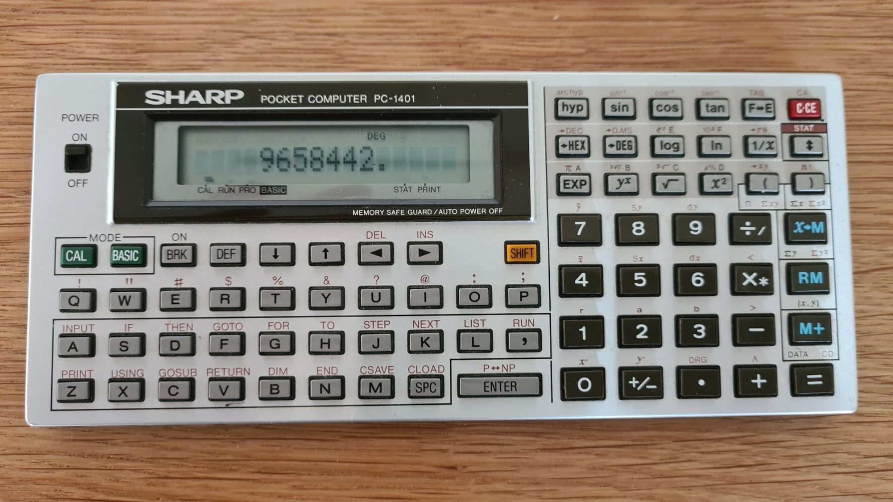Sharp Taschenrechner: SHARP PC-1401 Financial Pocket Computer 1983 Made in Japan – Gebraucht aus Winterthur von  1