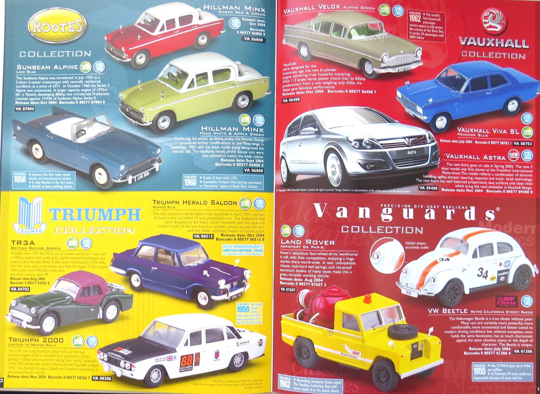 Modellini d'auto: Vanguards Limited Editions Modellautokatalog 2004 – Nuovo (secondo la descrizione) da Ettingen venduto da campione_1 3