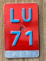 LU 71 - VELONUMMER - FAHRRADSCHILD - PLAQUE DE VELO - LU 71