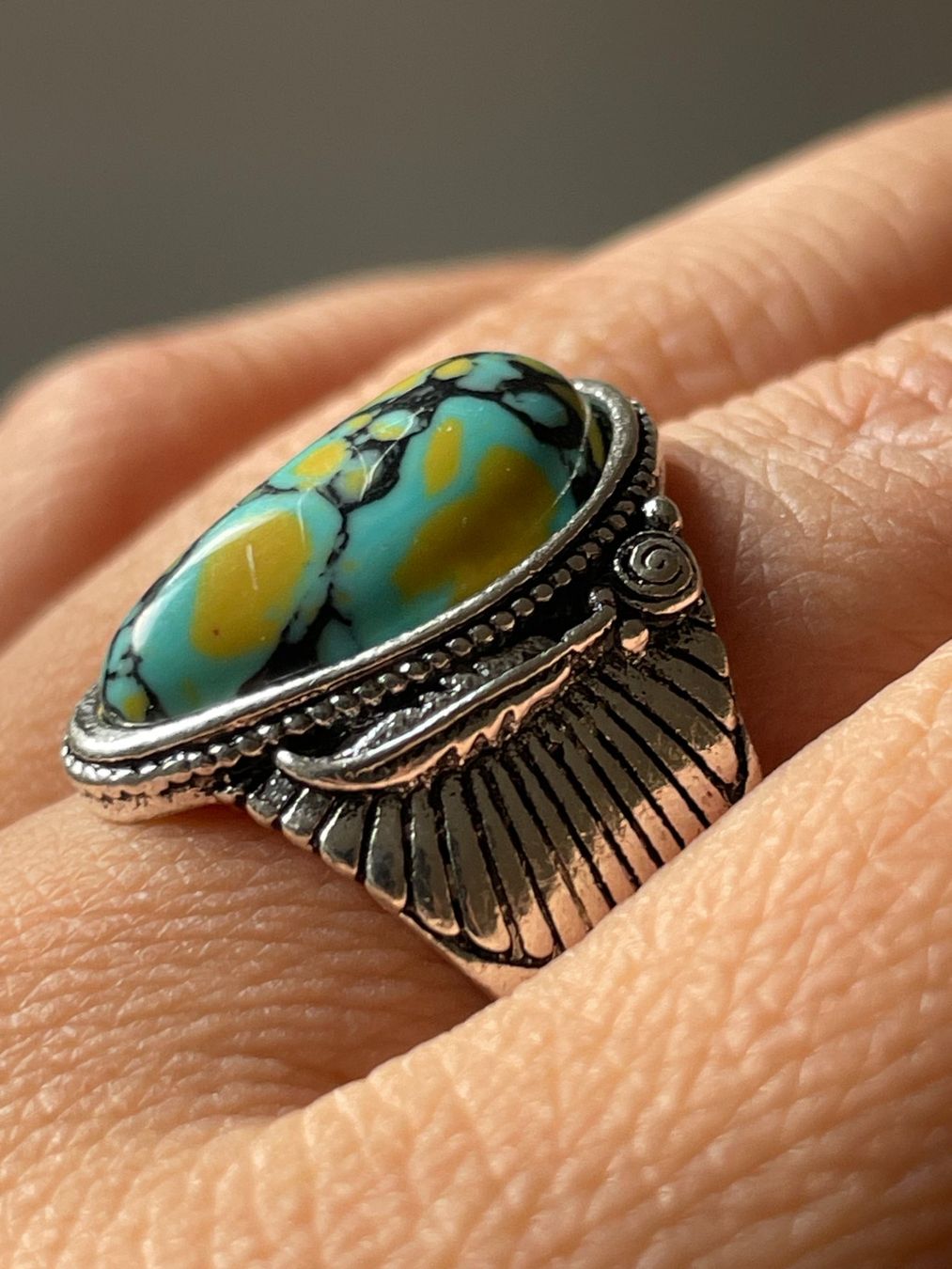 Anelli: Vintage Ring Durchmesser ca. 20 mm – Nuovo e nell'imballaggio originale da Schiers venduto da sisikristall 1