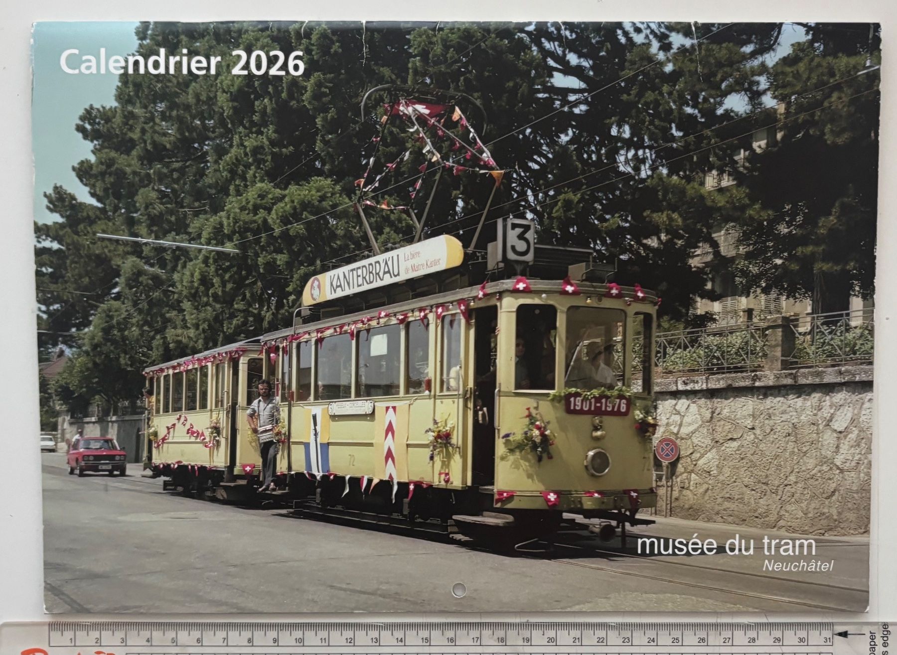Calendari: Calendrier 2026 - Musée du tram Neuchâtel – Usato da Neuchâtel venduto da gefdeneuch
