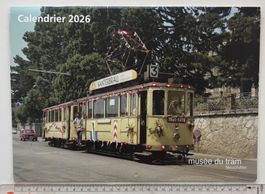 Calendrier 2026 - Musée du tram Neuchâtel