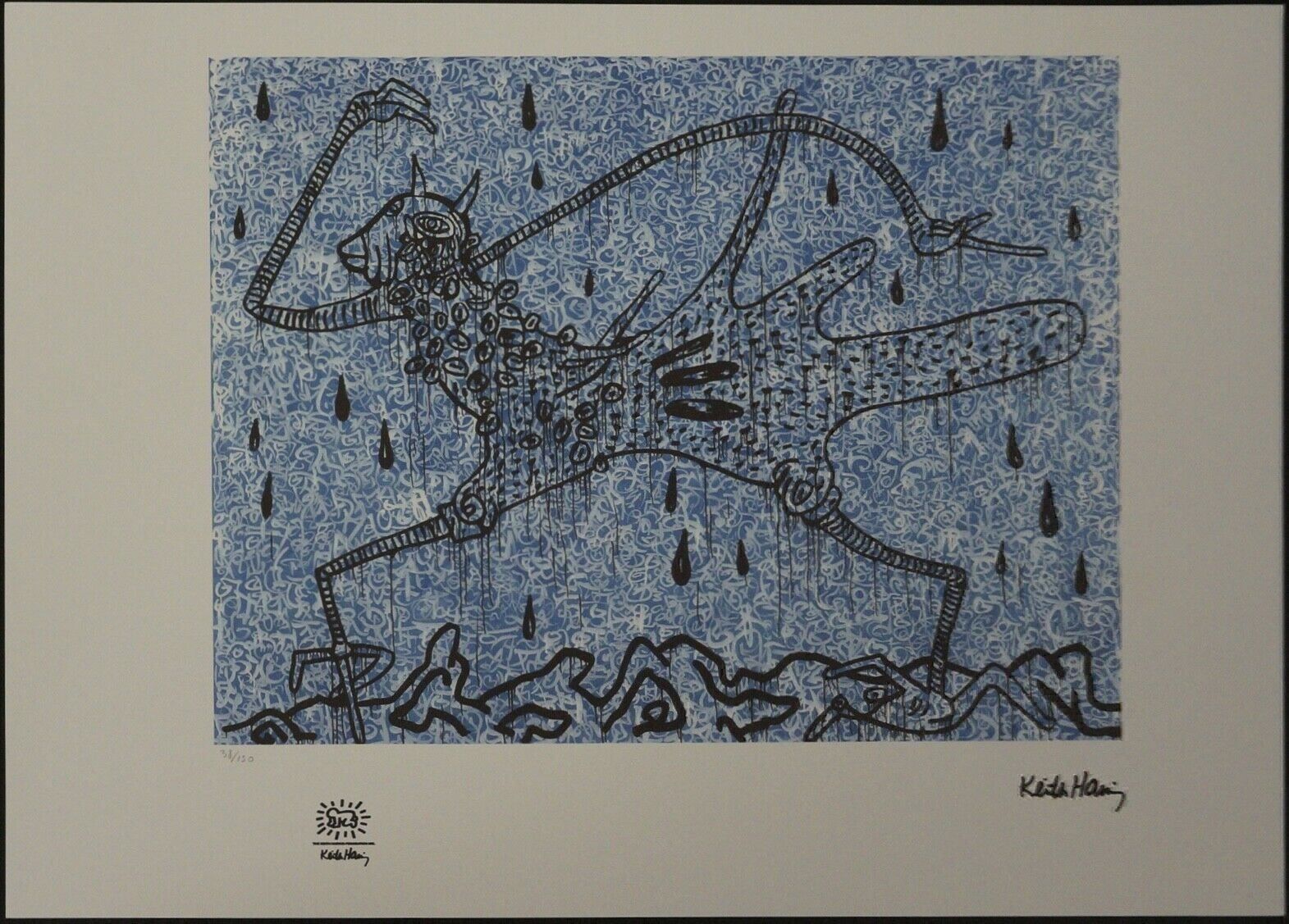 Foto & Immagini: KEITH HARING   HANDNUMMERIERT DRUCKSIGNIERT – Usato da Gersau venduto da kunst-online